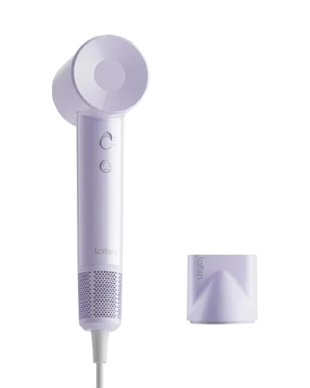 Laifen Hair Dryer Se Lite Low Dryer With 100,000 Rpm Brushless Motor,1400 Watts-Purple, 345 g-1.webp